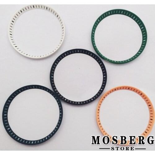 Fashion Casual 30.2mm*27mm*2.6mm Black White Green Blue Orange Accessories Chapter Ring For 42mm Watch Case