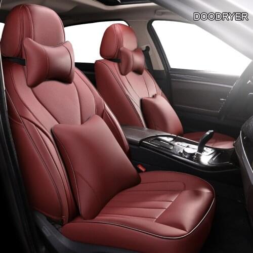 DOODRYER Custom Leather car seat cover For Dongfeng AX5 AX4 E70 AX7 S30 H30 CM7 S500 360 370 330 580 IX5 P16 S16 car seats