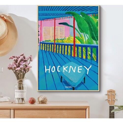 Nordic Hand-painted Landscape Flowers Canvas Prints Posters Wall art Pictures for Living Room Modern literary style Home Decor