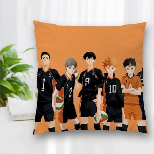New Custom Pillow Slips Haikyuu!! Pillow Covers Bedding Comfortable Cushion/Good For Sofa/Home/Car High Quality Pillow Cases