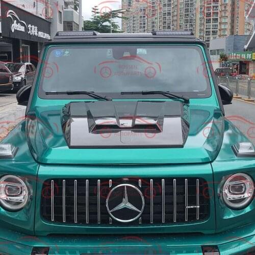 Suitable for 19 models W464 Mercedes g-class G63 AMG G500 carbon fiber hood, hood body kit auto parts