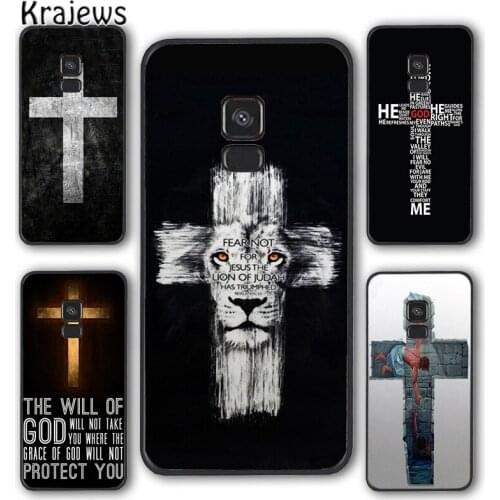 Krajews Awesome Bible Jesus Christ Christian Cross Phone Case For Samsung Galaxy S6 S7 edge S8 S9 S10 E lite S20 plus ultra Note