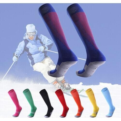 Professional Winter Sports Skiing Socks Men Women Thermal Ski Long Sock winter Outdoor MTB Cycling Running Football Stockings