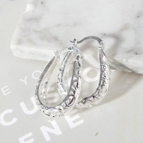 Women Engagement Jewerly Earrings Hoop Stud Earring Dangle Hollow Wedding Luxury Party