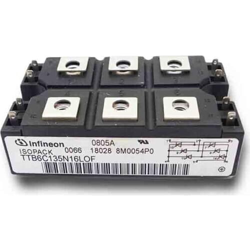Thyristor SCR TTB6C135N16LOF Phase Control Module for contactless electronic switches
