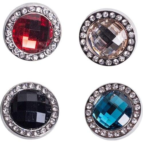 Bijoux memory craft 20MM button charm Single molding Jewelry Prong Fastener metal snaps button fit ginger snaps bracelet