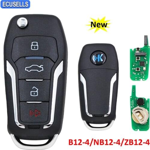 KEYDIY B12-4 NB12-4 ZB12-4 4 Buttons Universal KD Remote Control Car Key For Ford Style for KD900 KD900+ URG200 KD-X2 Mini KD