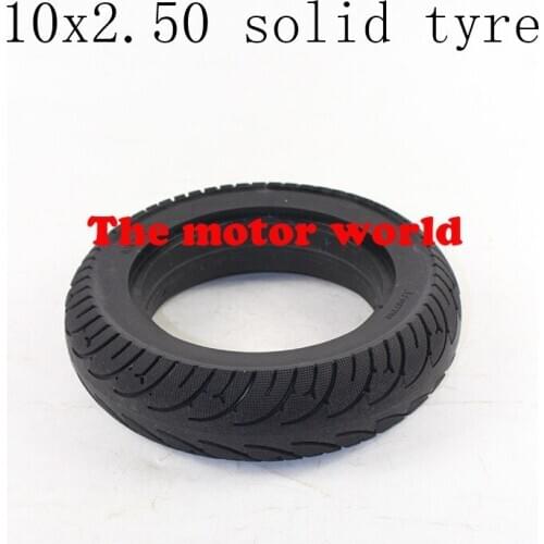 High Performance 10x2.50 Tubeless Wheel Tyre Solid Tyre Inflation Electric Scooter Tire for 8/10 Inch Electric Scooter Accessory