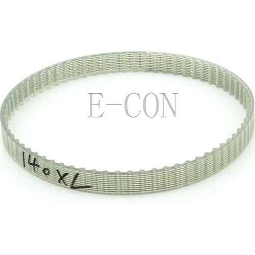 1pcs 140XL Timing Belt L039 70Teeth Width 0.39inch(10mm) with White Prusa Mendel Cords PU XL Positive Drive Pulley for Motor