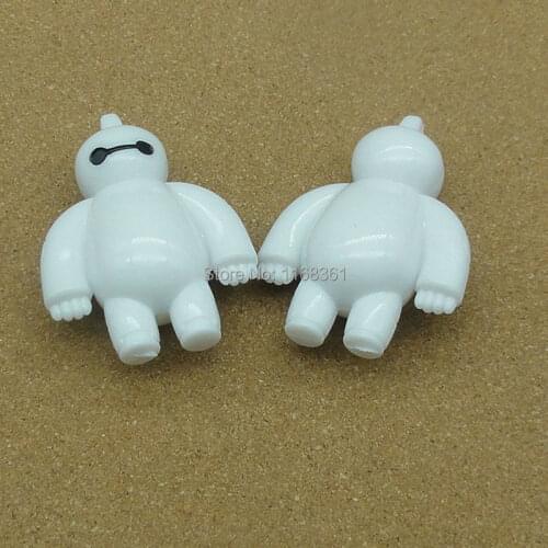 1pcs/lot resin solid Big Hero 6 Baymax cartoon 59mm fairy garden gnome moss terrarium decor crafts bonsai home DIY A107-1