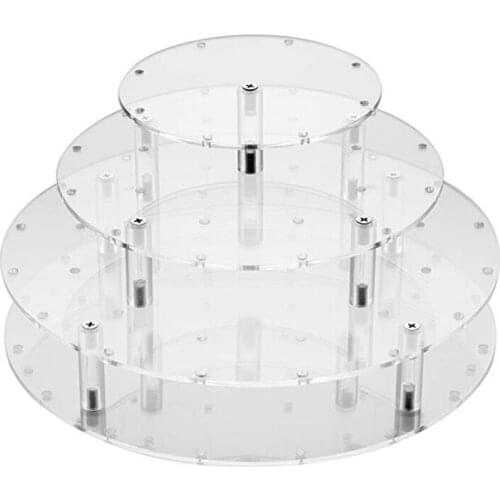 3 Tiered Round Lollipop Stand Acrylic Candy Holder Reusable Lollipop Display Holder Gifts for Friends Family Wholesales