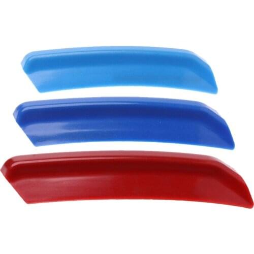 3D Car Front Grilles Trim Sport Strips Cover for skoda Rapid Spaceback / Rapid T3EF