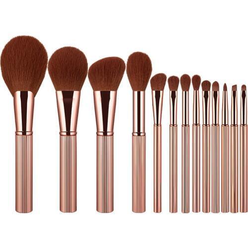 Anmor 13 Pcs High Quality Makeup Brush Set For Powder Highlighting Blush Make Up Brushes Eyeshadow Blending Eye Cosmetics Tool
