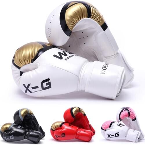 Kick Boxing Gloves for Men Women PU Karate Muay Thai Guantes De Boxeo Free Fight MMA Sanda Training Adults Kids Equipment Boxer