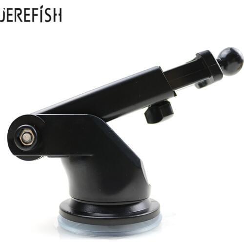 JEREFISH Long Arm Car Phone Holder Accessories with Strong Sticky Washable Suction Cup 270 Degree Adjustable Windshield Mount