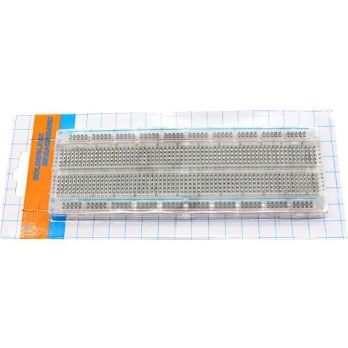 Glyduino Transparent 830 Point MB-102 Solderless Breadboard DIY Electronics for Arduino