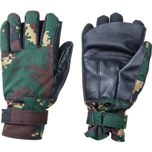 Mountain Bike Gloves Cycling Sports Full Finger Climbing Downhill Cowhide Gloves