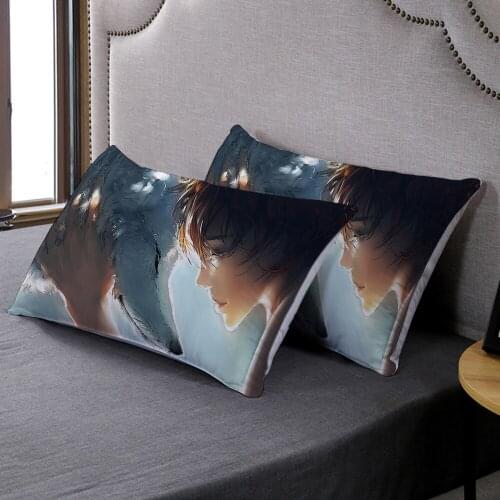 Custom 3D Print Fashion Jungle Wild Animals Wolf Pillowcase Comfortable Pillow Cover Home Bedroom Decor Single Pillow Covers