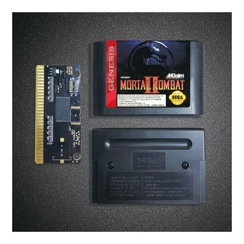 Mortal Kombat II 2 - 16 Bit MD Game Card for Sega Megadrive Genesis Video Game Console Cartridge