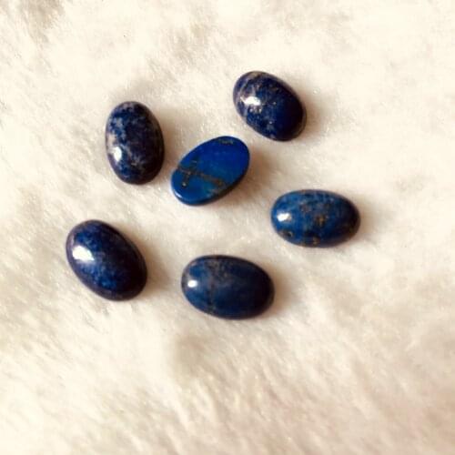 Wholesale 2pcs/pack A Quality Natural Lapis Lazuli Bead Cabochon 8x10m 8x12mm 15x20mm Oval Gem stone Loose Cabochon Ring Face