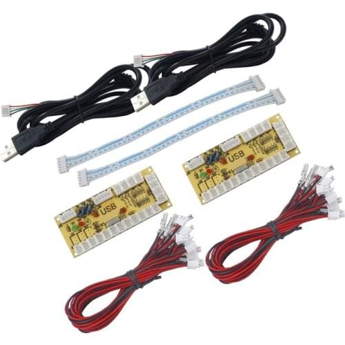 Arcade Game Controller USB Encoder Zero Delay 2 Player To Joystick Button PC MAME For Raspberry Pi Retro