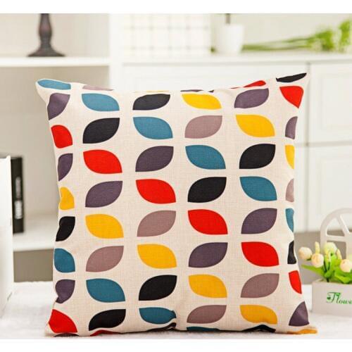 Nordic style linen pillow cover car cushion without the core