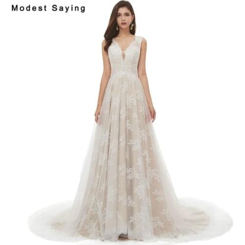 Lace Wedding Dresses Modest Saying China
