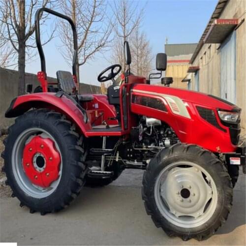New Greenhouse Tractor Hydraulic Farm Tractor 4WD 50HP Agriculture Machinery Garden Tractor SYNBON