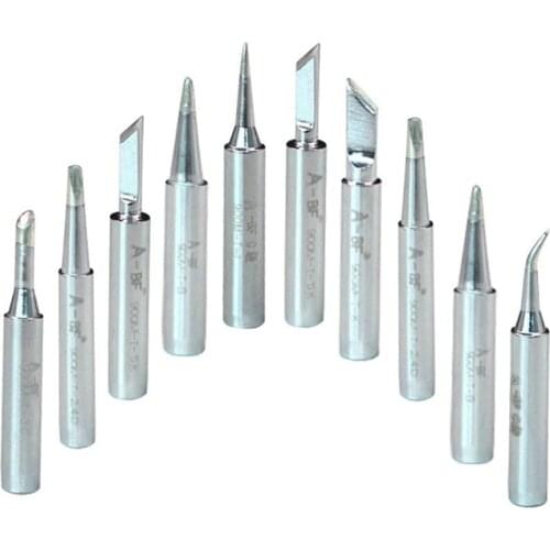 10pcs 900M-T Soldering Iron Tips Silver
