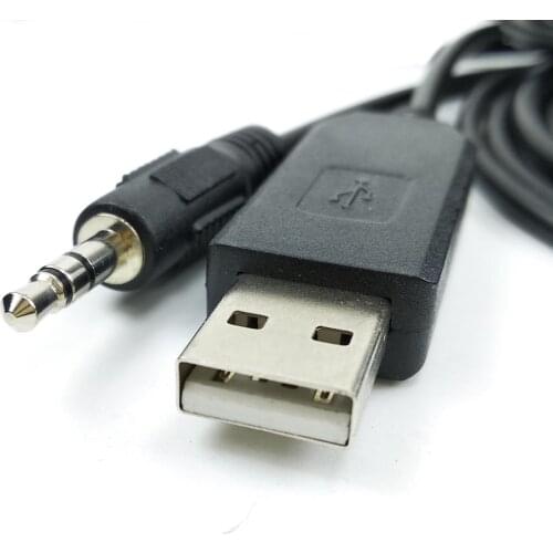 USA Silabs CP2102 cp210x USB Uart Bridge Chip USB TTL 3.3v Level to 3.5mm AJ Serial Adapter Cable
