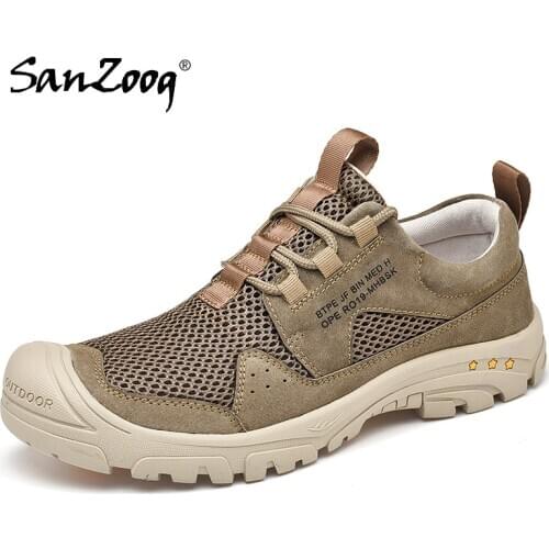 Summer Men Outdoor Hiking Shoes Trekking Buty Trekingowe Meskie Treking Mountain Zapatillas Trail Tracking Trecking Rock Spring