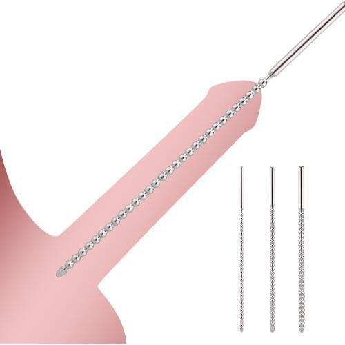 SM Penis Plug Sounding Urethral Male Urethral Dilator Metal Urethral Catheter Penis Urethral Toy No Vibrator Sex Toys For Men