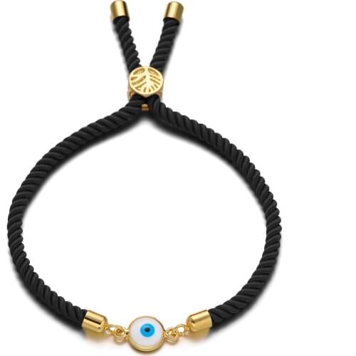 2021 Trendy New Eye Charm Bracelet Women Classic Handmade Weave 6 Colors Rope Bracelet For Women Jewelry Gift