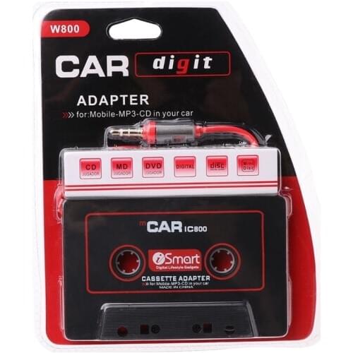 3.5mm Car AUX Audio Tape Cassette Adapter Converter For Car CD Player MP3