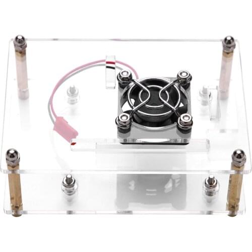 Acrylic PMMA Enclosure Box Protective Case Cooling Fan For Raspberry Pi 2 3 Model B And Pi B One Layer Of Acrylic Shell