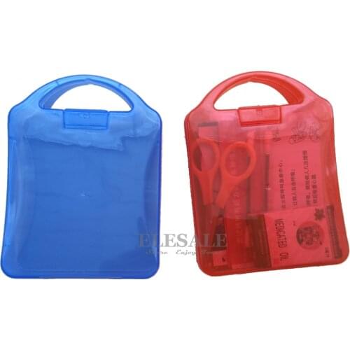 Mini Portable First Aid Box Emergency Kits Color PP Empty Case For Home Travel Outdoor Camp Daily Care First Aid Kit Accessories