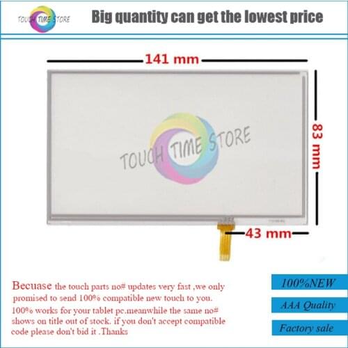 Free shipping 6.0/6 Inch Touch Screen / touchpad /GPS navigator TP LM60BL07 touch screen handwriting screen