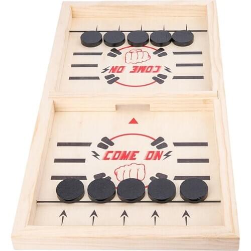 Fast Sling Puck Game Paced Sling Puck Hockey Toys Family Interactive Child