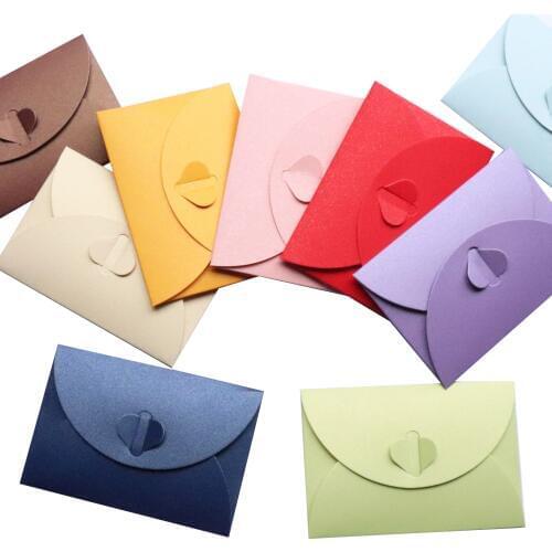 10 pieces/lot) 15.5*10.5cm Colorful Vintage Envelope Pearl Paper Envelopes Gift Greeting Card Invitation Card Letter Envelopes