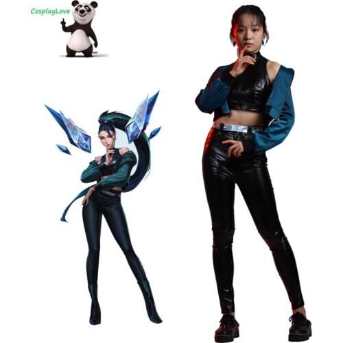 CosplayLove Game LOL 2020 KDA K/DA THE BADDEST KaiSa Kaisa Cosplay Costume Custom Made For Halloween Christmas
