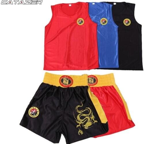 Children Clothing Sets Sleeveless Boys Girls Clothes Elastic Waist Children Clothing Boxing Uniform Stage Performance Costume
