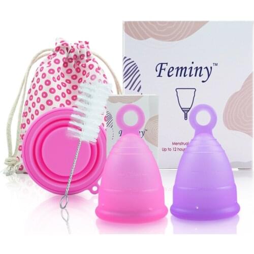 Medical Silicone Coppetta Feminine Coletor Menstrual Hygiene Silicone Cup Period Women Lady Cup Copa Menstrual