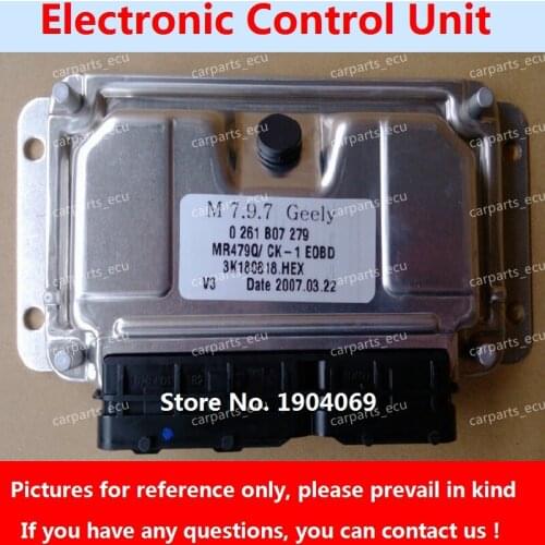 Engine Computer Board 0261201115 HP-MR479Q M7.9.7 ECU 0261B07279 MR479Q/0261B04050 For GEELY Ziyoujian/Ulion Familia Car