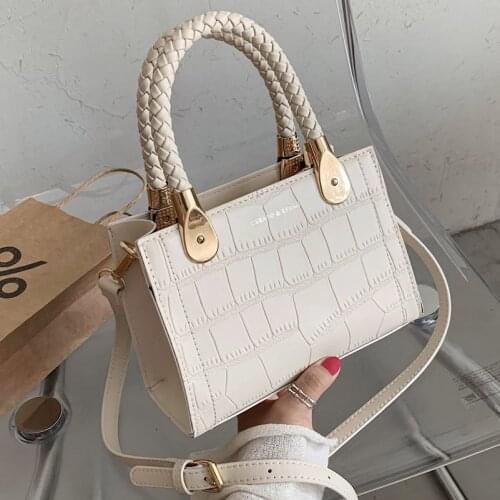 Fashion Texture Stone Pattern Tote Bag Female Bag 2021spring and Summer New Korean Fashion Trendy One-shoulder Messenger Handbag