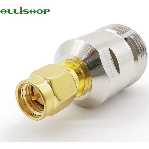 N Female to SMA Male Connector SMA Plug to N Jack RF Coax Coaxial Adapter
