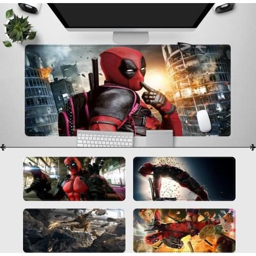 Desk Mat Deadpool Mouse Pad Laptop PC Computer Mause Pad Desk Mat For Big Gaming Mouse Mat For Overwatch/CS GO