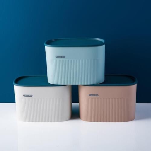 New Wall Mounted Tissue Box Bathroom Shelf Paper Storage Box Toliet Napkin Holder Toilet Paper Holder Bathroom Organizer