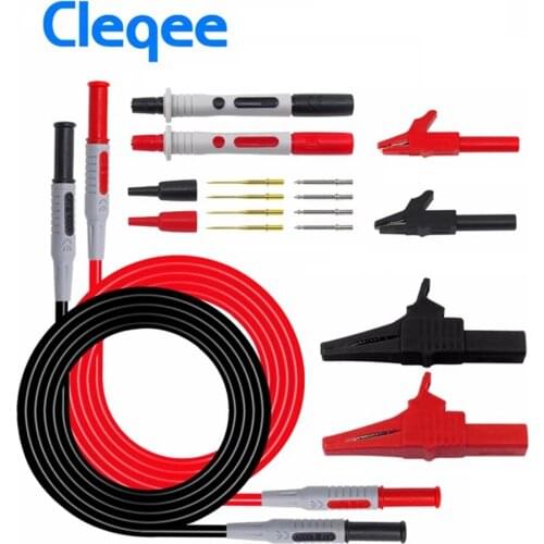 NEW Cleqee P1600A Test Lead kit Automotive Test Leads for multimeter Universal Multimeter test probe Alligator clip