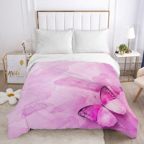 Butterfly Duvet cover Quilt/Blanket/Comfortable Case Double King Bedding 140x200 240x220 200x200 for Home Mirage