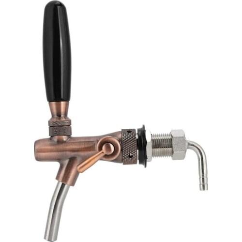 Thread G5 Adjustable Beer Tap Faucet Leak-Proof Connected Equipment for Home Bar Restaurants Bronze Color Homebrew Dispenser